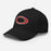 Side view of Odessa High School Bronchos Black Flexfit Baseball Cap 208