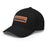 Profile view of United High School Longhorns Flexfit Navy Baseball Cap 205