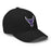 Profile view of Morton Ranch High School Mavericks FlexFit Baseball Cap 201 - Black