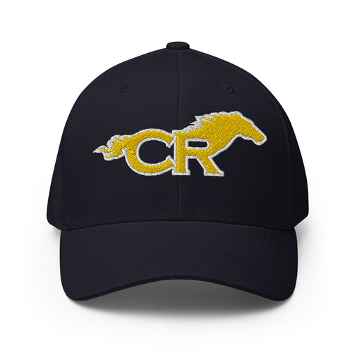 Cypress Ranch Mustangs Flexfit Navy Baseball Cap 208