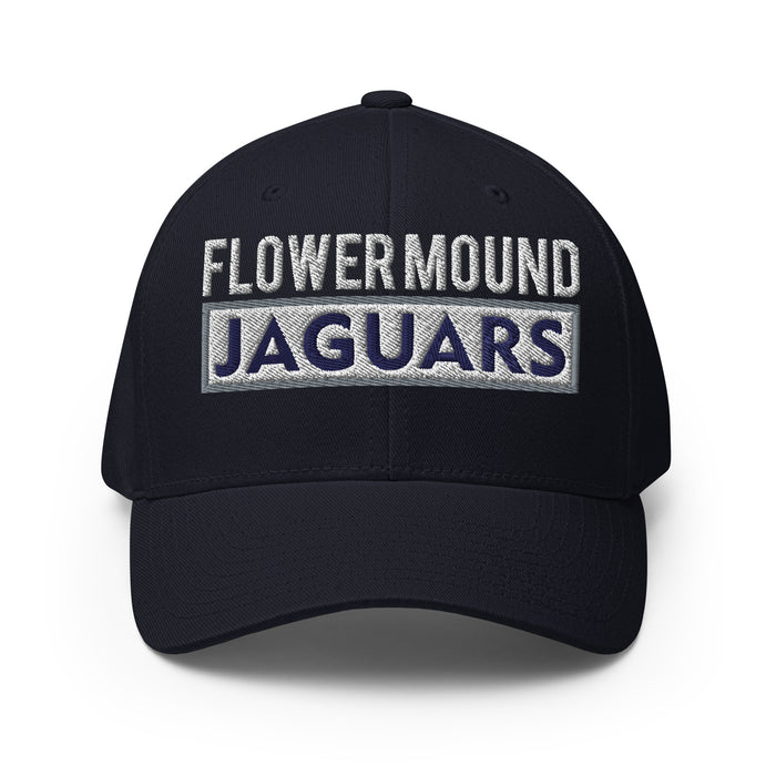 Flower Mound High School Jaguars Flexfit Navy Blue Baseball Cap 202