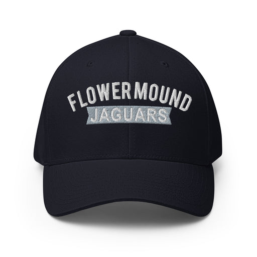 Flower Mound High School Jaguars Flexfit Navy Blue Baseball Cap 203