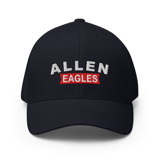 Allen High School Eagles Flexfit Navy Baseball Cap 203