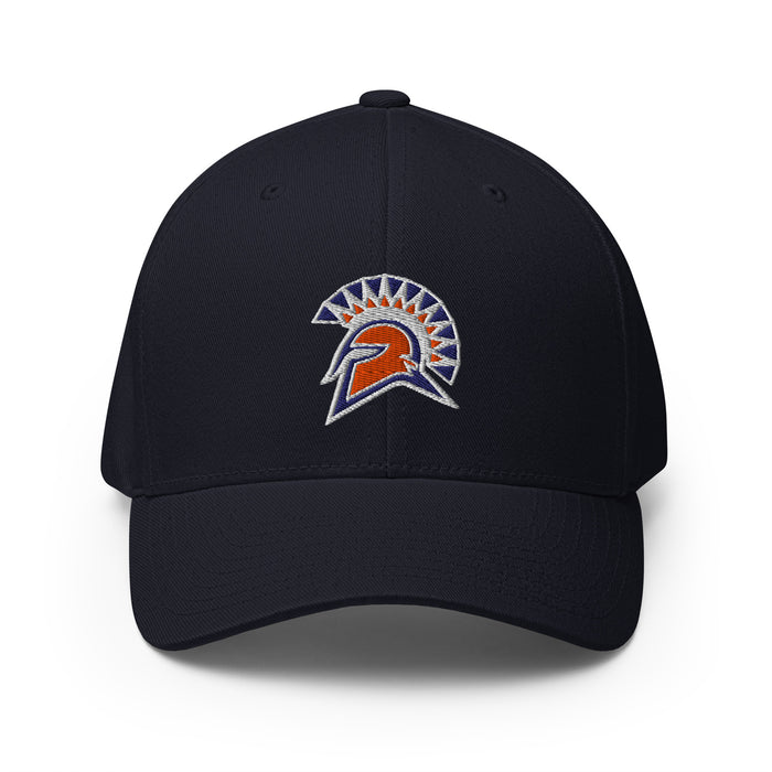 Seven Lakes High School Spartans Flexfit Baseball Cap 207 - Navy