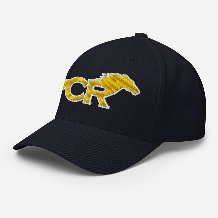 Cypress Ranch Mustangs Flexfit Navy Baseball Cap 208