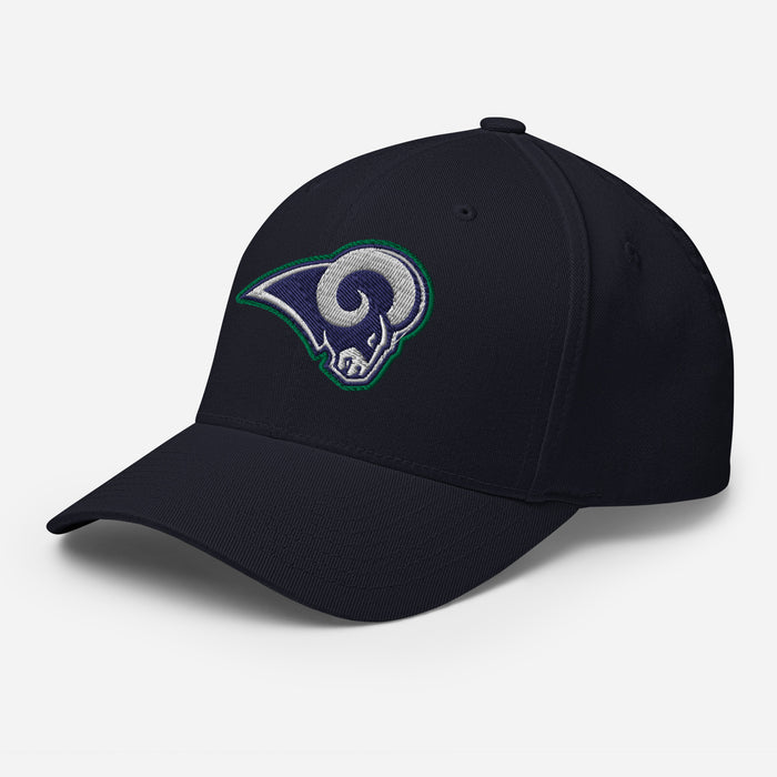 Cypress Ridge Rams Flexfit Navy Baseball Cap 208