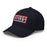 Profile view of Allen High School Eagles Flexfit Navy Baseball Cap 205