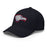 Profile view of Allen High School Eagles Flexfit Navy Baseball Cap 208