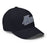 3/4 view of Flower Mound High School Jaguars Flexfit Navy Blue Baseball Cap 206