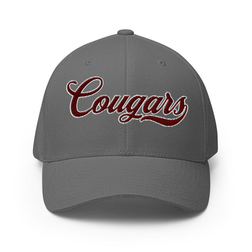 Cinco Ranch Cougars Flexfit Grey Baseball Cap 222