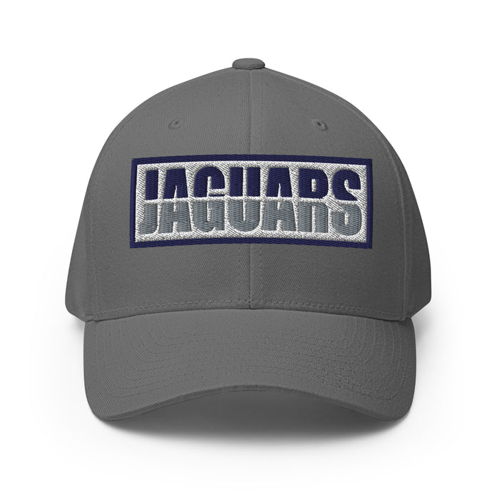 Flower Mound High School Jaguars Flexfit Grey Baseball Cap 204