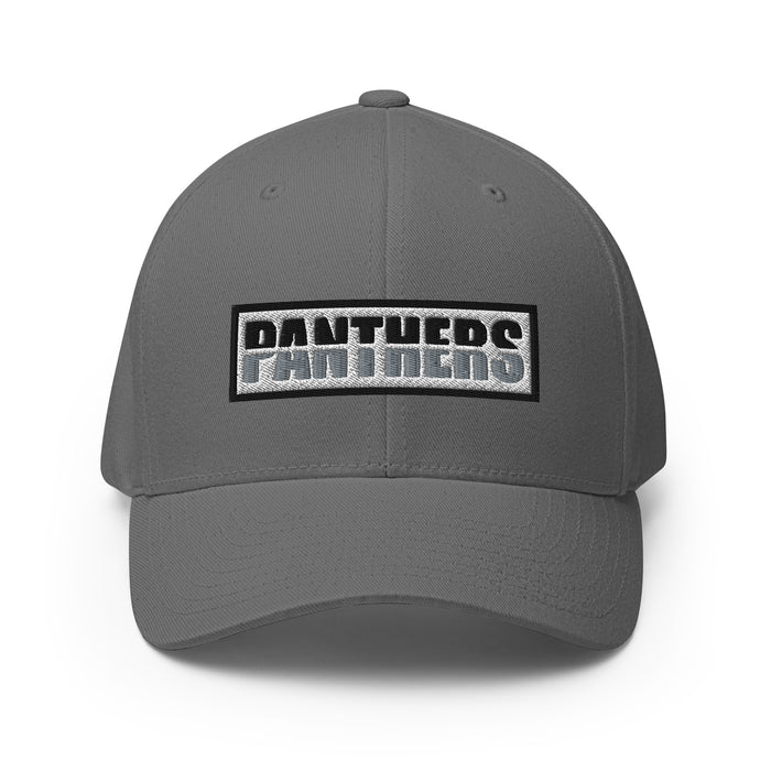 Permian High School Panthers Grey Flexfit Baseball Cap 205