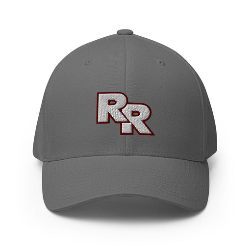 Round Rock High School Dragons Flexfit Grey Baseball Cap 208