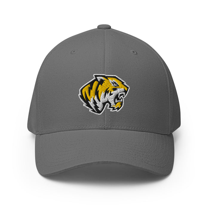 Tomball West High School Tigers Flexfit Baseball Cap 201 - grey