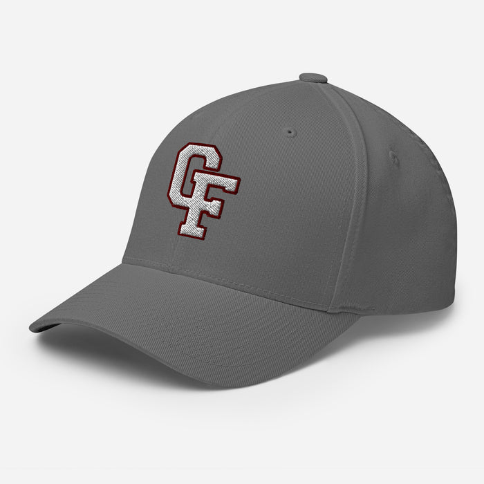 Cy-Fair High School Bobcats Flexfit Grey Baseball Cap 207