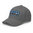 Side view of Hebron High School Hawks Flexfit Grey Baseball Cap 205