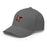 Side view of Lake Travis High School Cavaliers Grey Flexfit Baseball Cap 208