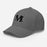 Side view of Martin High School Warriors Grey Flexfit Baseball Cap 208