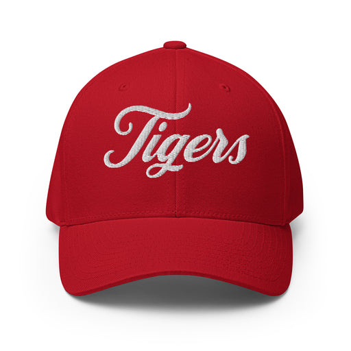 Katy High School Tigers FlexFit Red Baseball Cap 208