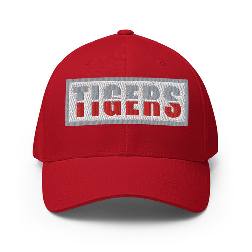 Katy High School Tigers FlexFit Red Baseball Cap 209