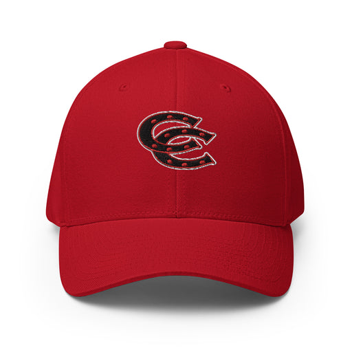 Coppell High School Cowboys Flexfit Red Baseball Cap 208