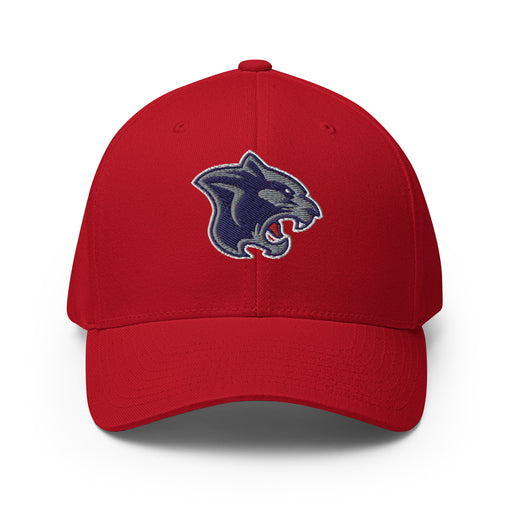 Cypress Springs Panthers Flexfit Red Baseball Cap 208