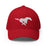 North Shore High School Mustangs Red Flexfit Baseball Cap 208