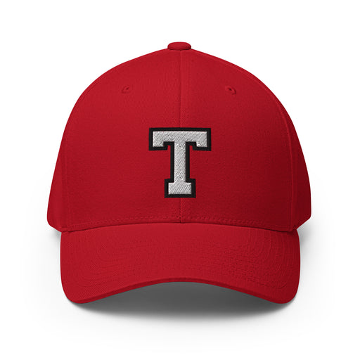 Tomball High School Cougars Flexfit Red Baseball Cap 207