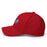 Side view of Oak Ridge High School War Eagles Flexfit Baseball Cap 208 - Red