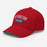 Side view of Sam Houston High School Texans Flexfit Red Baseball Cap 203