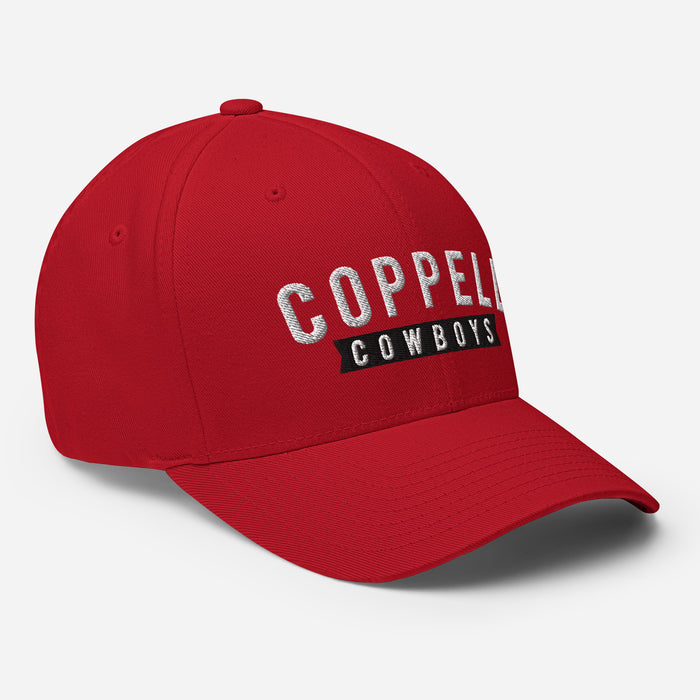 Coppell High School Cowboys Flexfit Red Baseball Cap 204