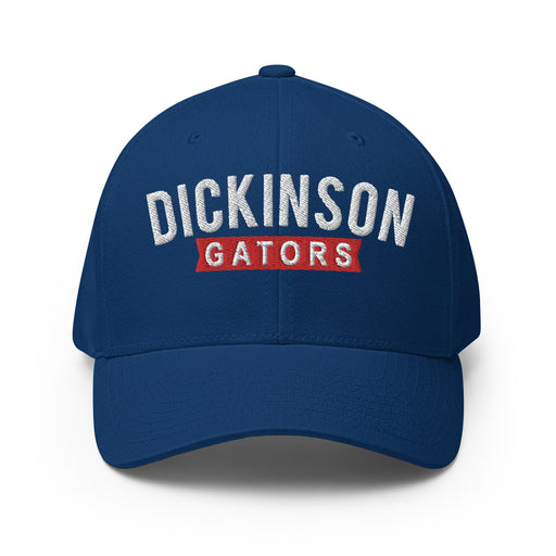 Dickinson High School Gators Flexfit Royal Blue Baseball Cap 203