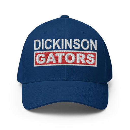 Dickinson High School Gators Flexfit Royal Blue Baseball Cap 202