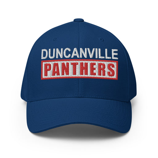 Duncanville High School Panthers Flexfit Royal Blue Baseball Cap 202