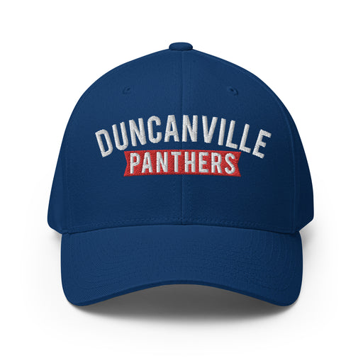 Duncanville High School Panthers Flexfit Royal Blue Baseball Cap 203