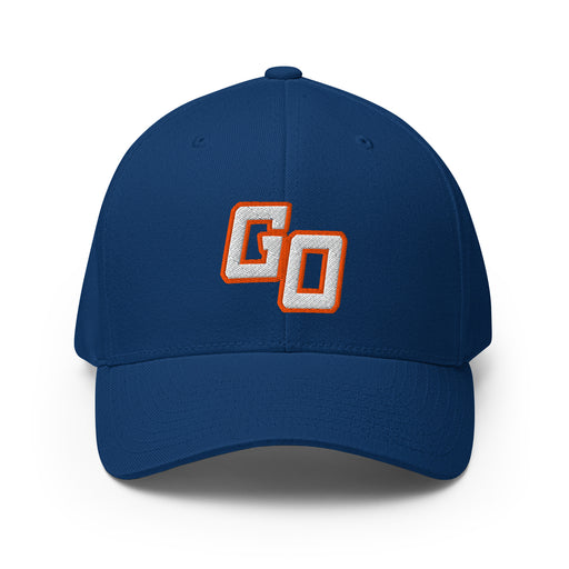 Grand Oaks High School Grizzlies Flexfit Royal Blue Baseball Cap 208