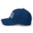 Left side view of St. Fredericks High School Royal Blue Flexfit Baseball Cap 202