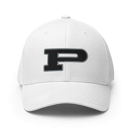 Permian High School Panthers White Flexfit Baseball Cap 208