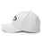 Side view of Klein Collins High School Tigers Flexfit White Baseball Cap 201