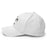 Side view of Klein Collins High School Tigers Flexfit White Baseball Cap 202