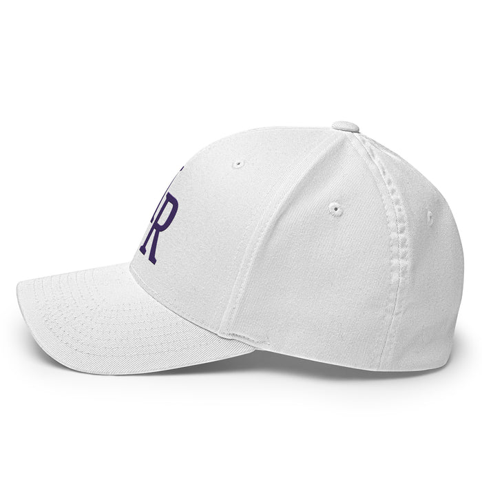 Side view of Morton Ranch High School Mavericks FlexFit Baseball Cap 206