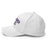 Side view of Morton Ranch High School Mavericks FlexFit Baseball Cap 209
