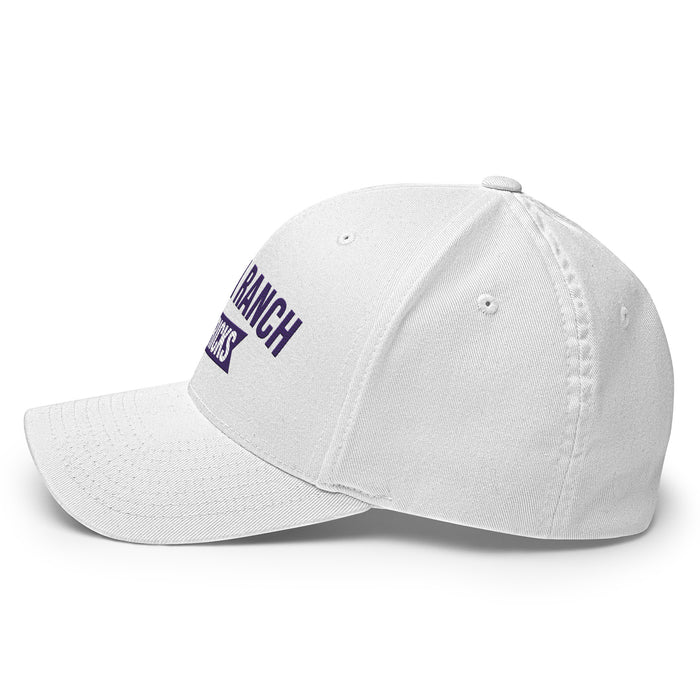 Side view of Morton Ranch High School Mavericks FlexFit Baseball Cap 209