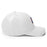 Right side view of Grand Oaks High School Grizzlies Flexfit White Baseball Cap 208