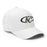 Profile view of Klein Collins High School Tigers Flexfit White Baseball Cap 201