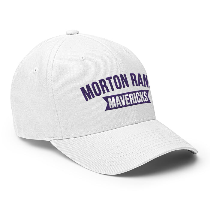 Profile view of Morton Ranch High School Mavericks FlexFit Baseball Cap 209