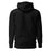 Back view of Hebron High School Hawks Black Premium Unisex Hoodie 221