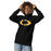 Woman wearing Klein Oak High School Panthers Premium Black Unisex Hoodie 200