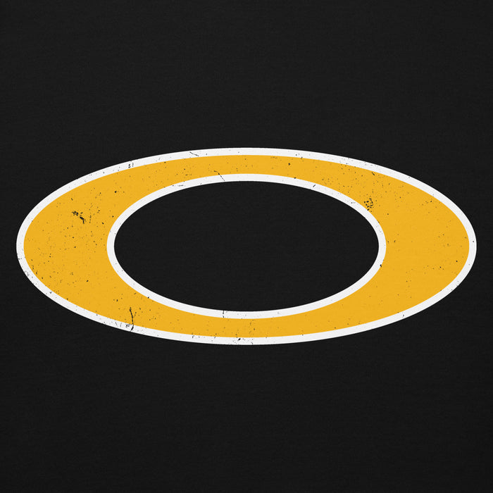 Close-up view of Klein Oak High School Panthers Premium Black Unisex Hoodie 200