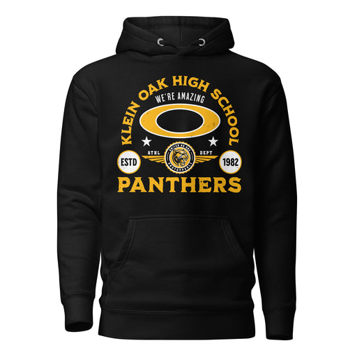 Klein Oak High School Panthers Premium Black Unisex Hoodie 208